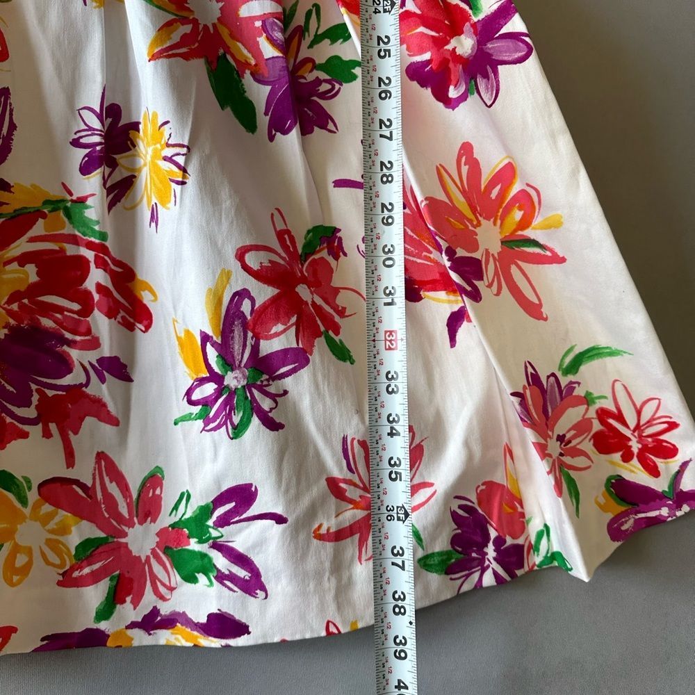 5 for $35 Chaps Floral Dress Women Size 16 - Picture 4 of 6